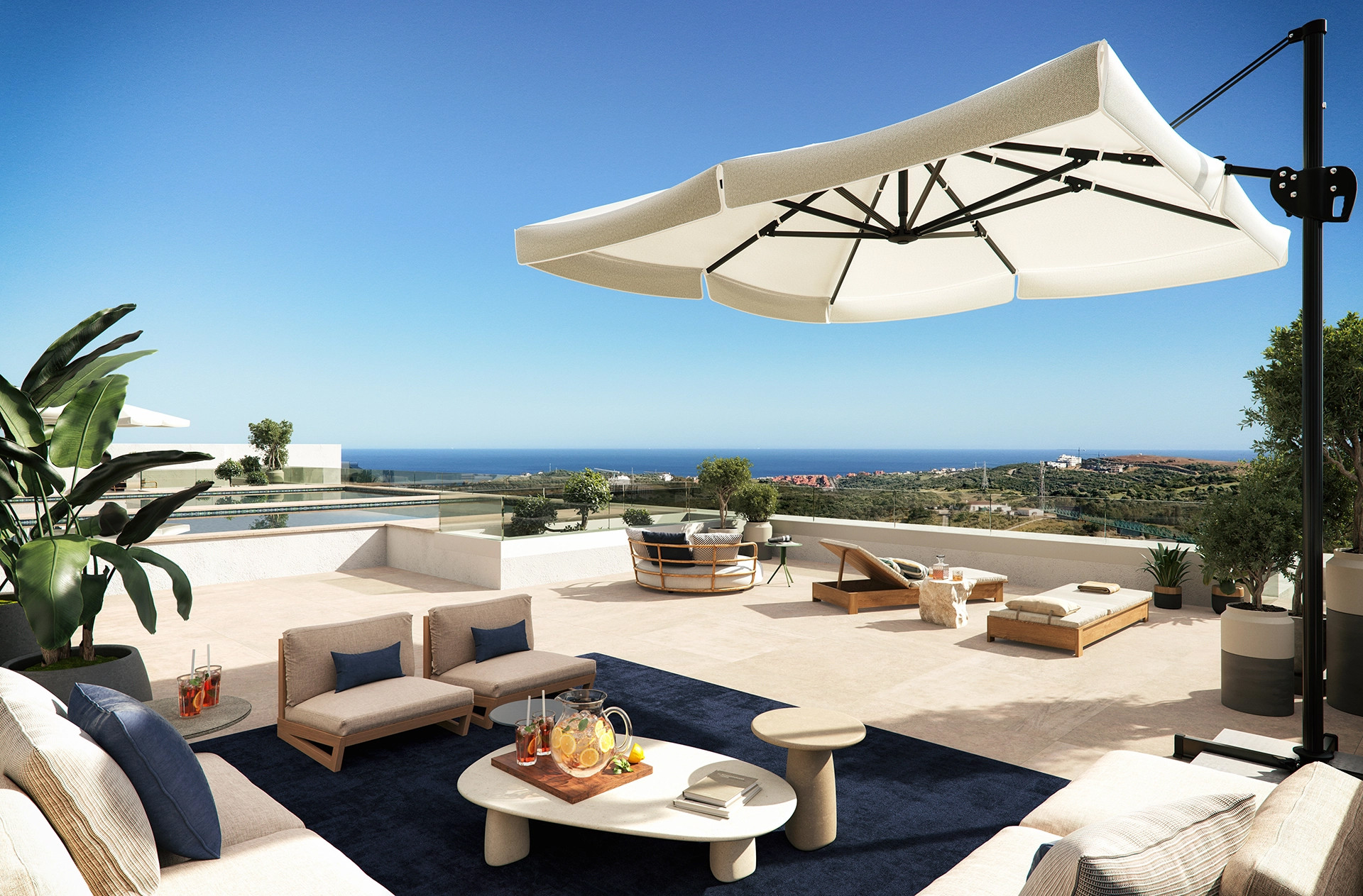 3-bedroom penthouse in Estepona West