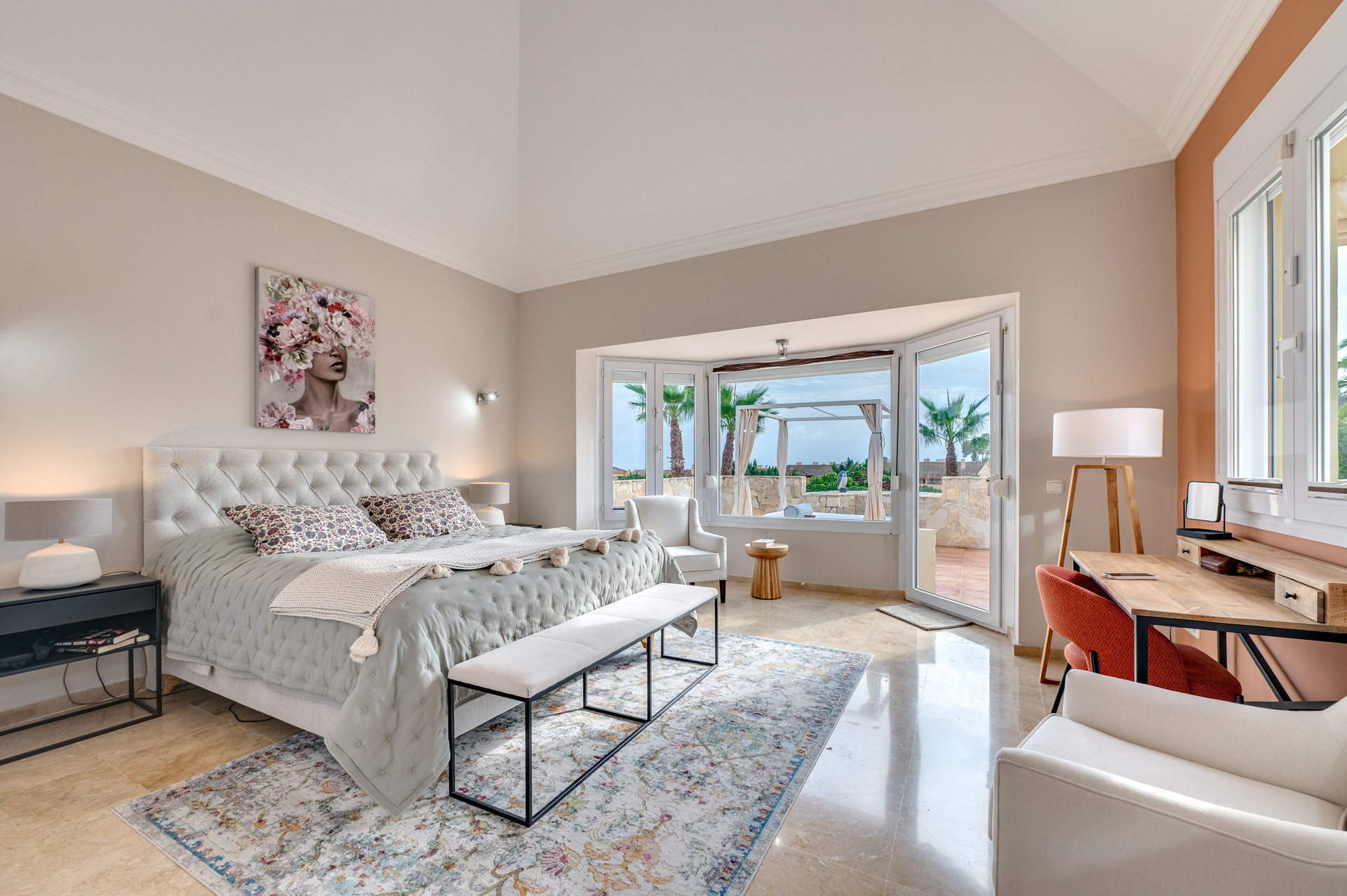 Mediterranean villa for sale in Elviria, Marbella East with oasis garden