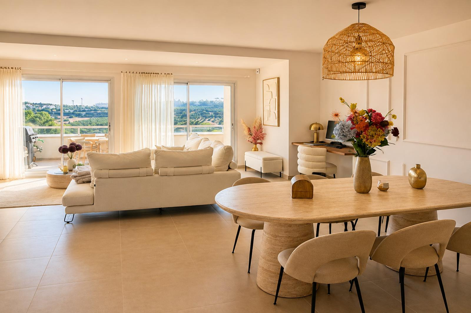 Luxury 3-Bedroom Apartment with Pool Views in Cancelada, Estepona