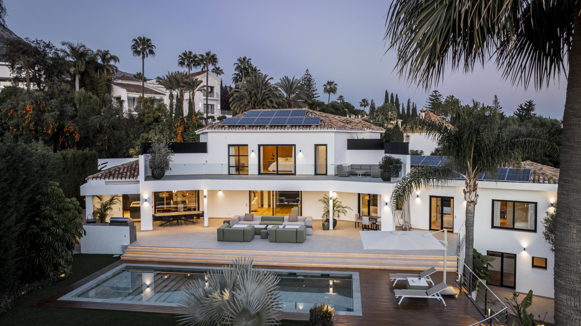 Luxury = Villa with Panoramic Sea Views on the Golden Mile, Marbella