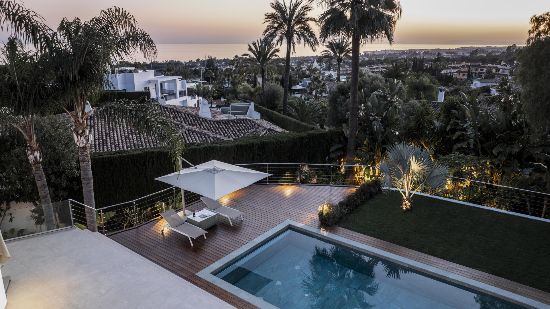 Luxury = Villa with Panoramic Sea Views on the Golden Mile, Marbella
