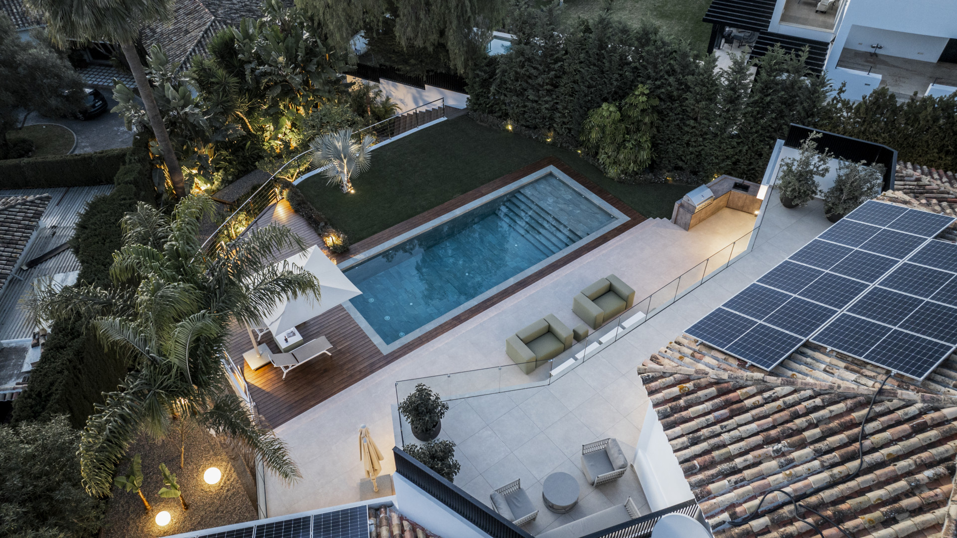 Luxury = Villa with Panoramic Sea Views on the Golden Mile, Marbella