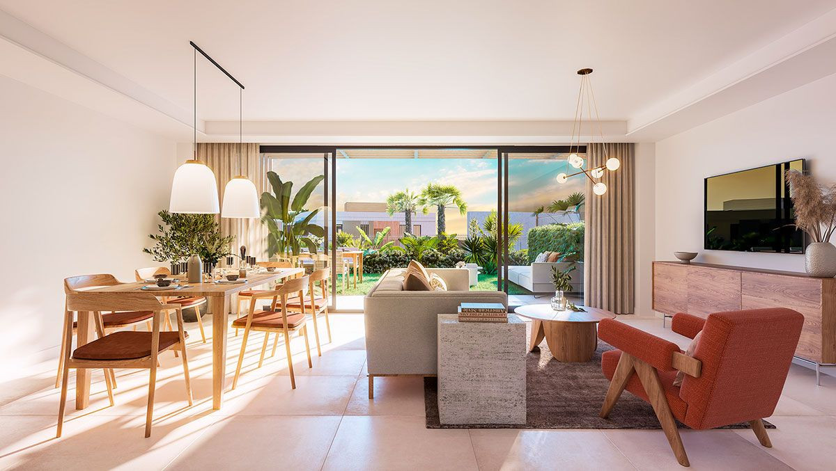 Contemporary semi detached villa in Mijas Costa