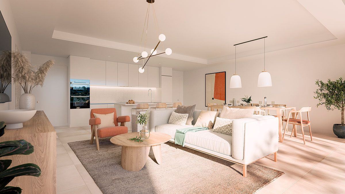 Contemporary semi detached villa in Mijas Costa