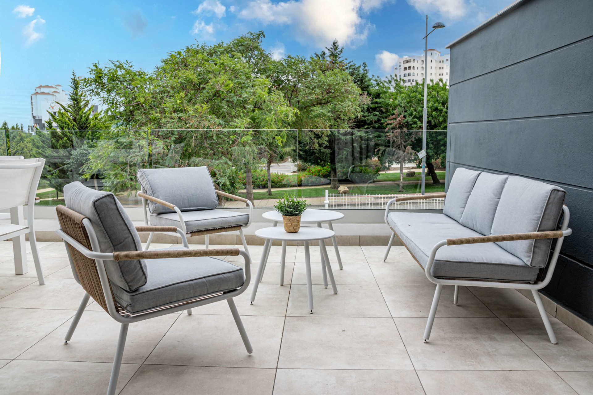 Contemporary Two-Bedroom Apartment with Expansive Terrace and Resort-Style Living