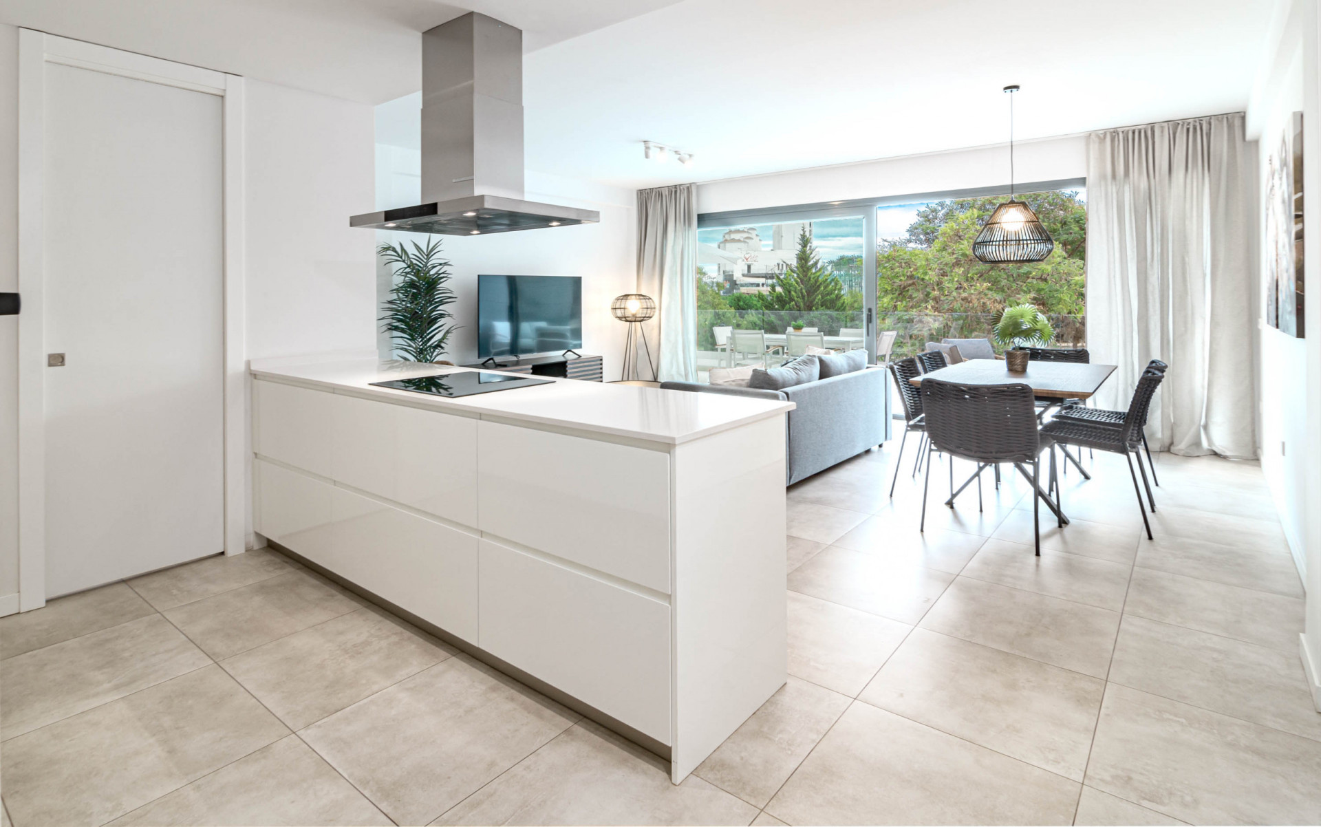 Contemporary Two-Bedroom Apartment with Expansive Terrace and Resort-Style Living