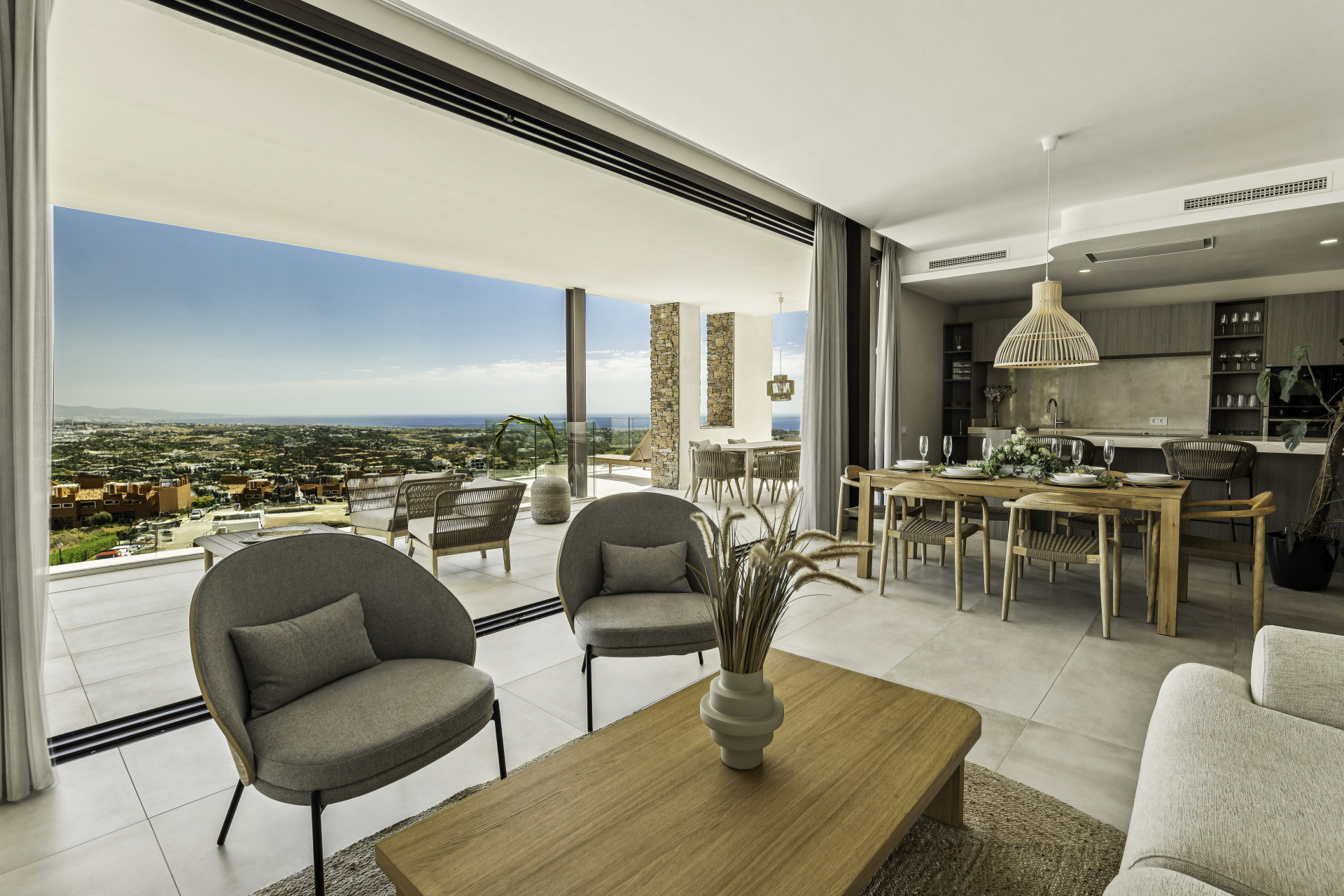 Contemporary Villa with Panoramic Mediterranean Views in Exclusive Community of Be Lagom - Benahavís