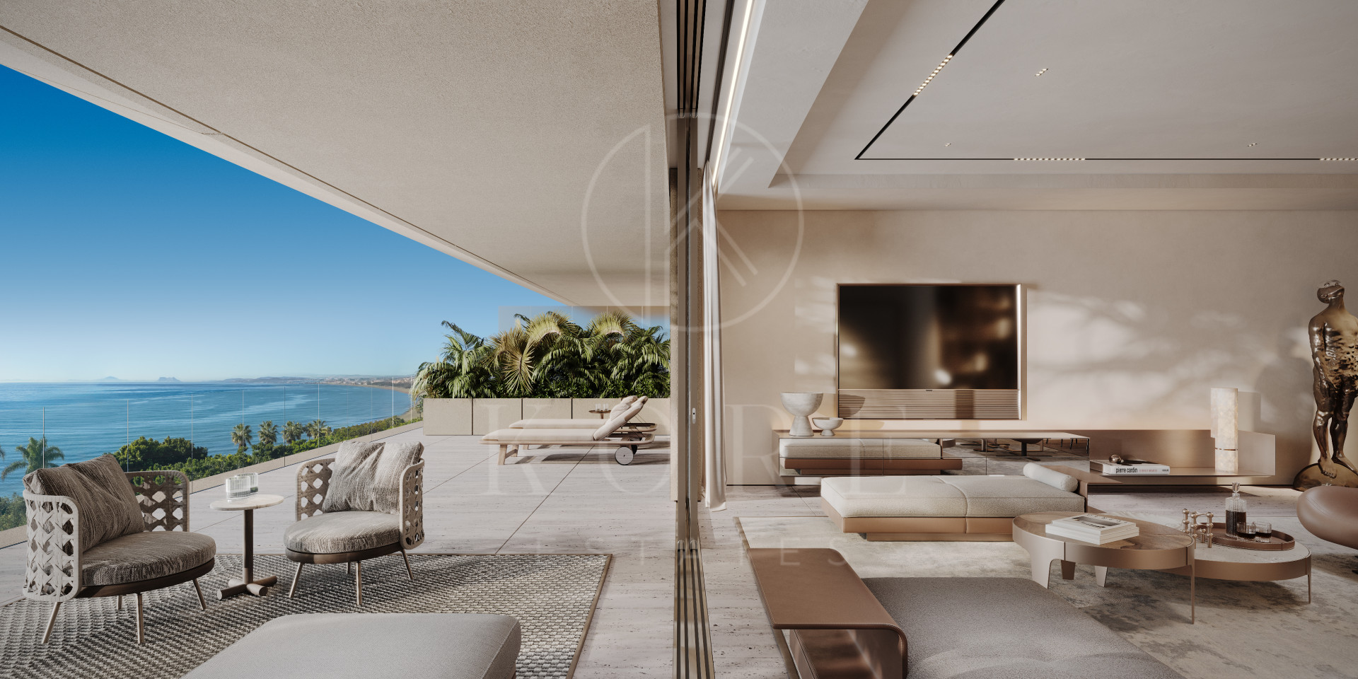 Fully Serviced Luxury Duplex Penthouse for Sale in Tyrian, Estepona – Beachfront
