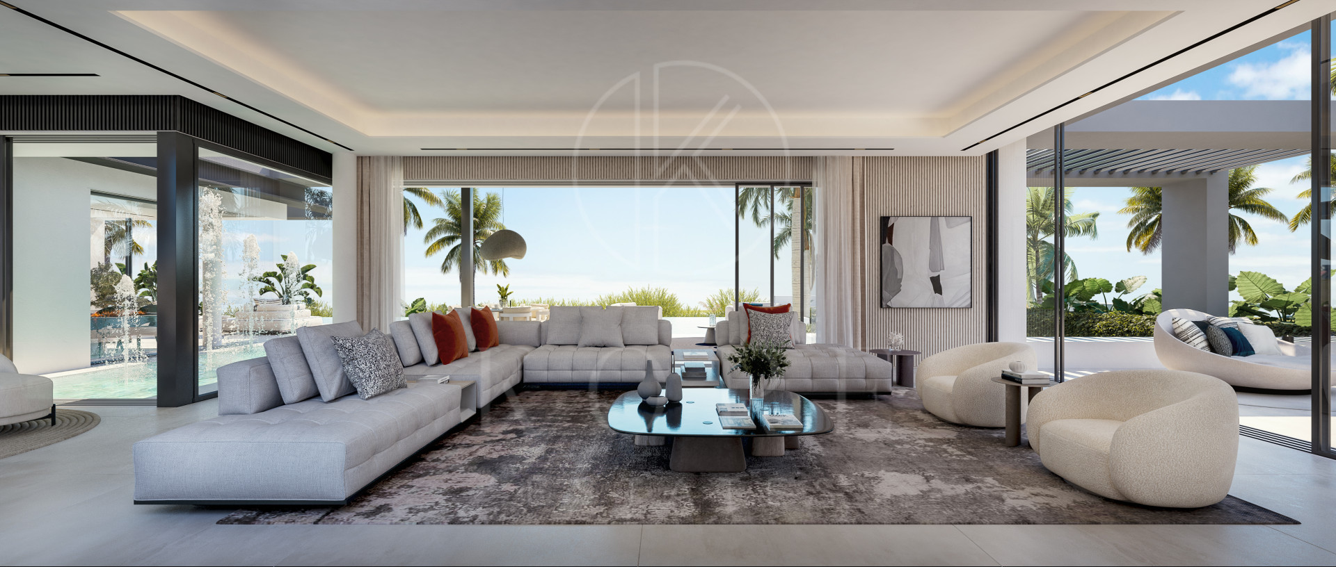 State of the art villas under construction on prime plots in El Paraíso