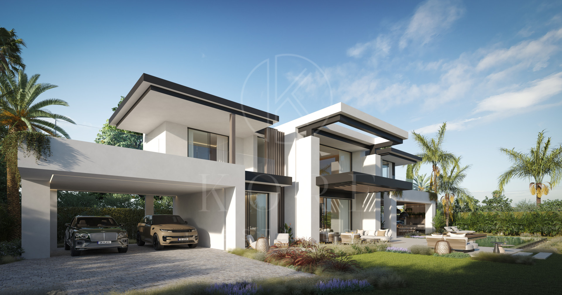 Blume, an exclusive boutique collection of 3 contemporary villas just steps from the beach, in one of Marbella’s most prestigious residential areas.