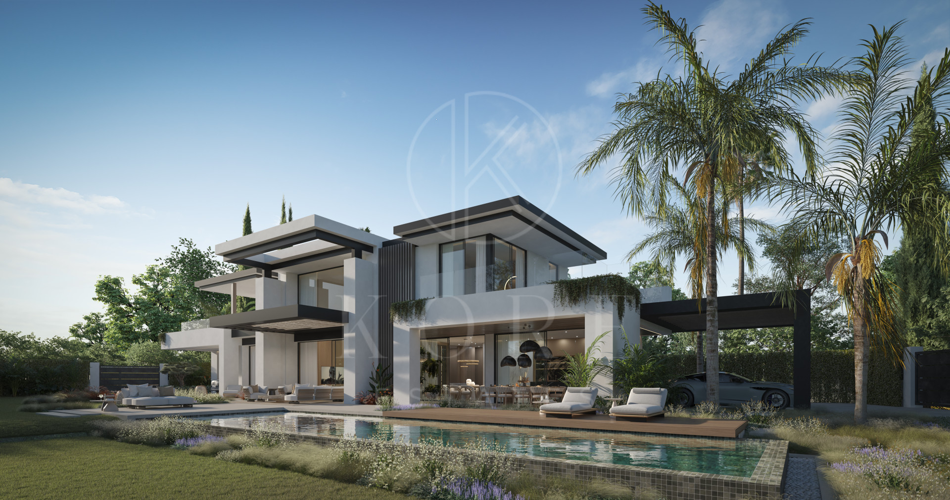 Blume, an exclusive boutique collection of 3 contemporary villas just steps from the beach, in one of Marbella’s most prestigious residential areas.