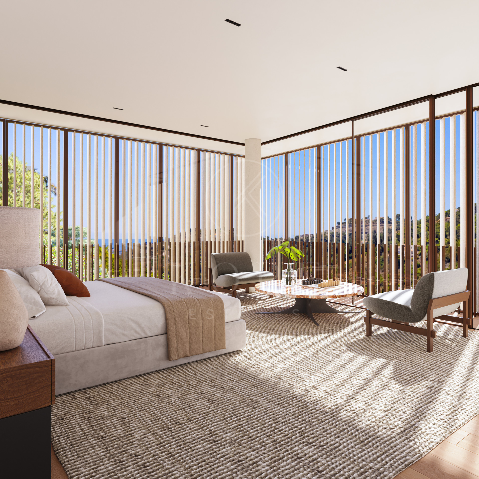 Villa llave en mano diseñada por arquitecto con vistas panorámicas en El Madroñal