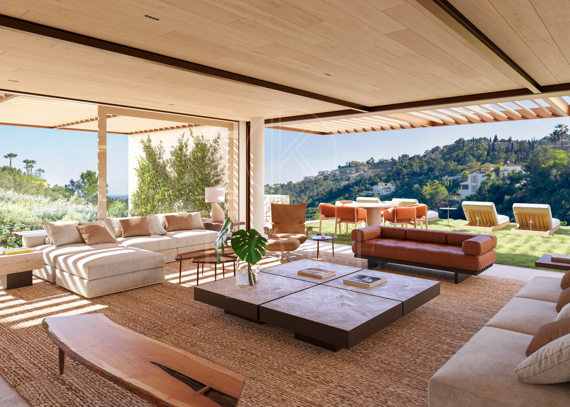 Turnkey Contemporary Villa with Sea and Mountain Views in El Madroñal