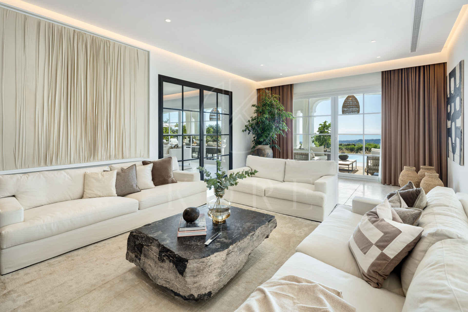 Luxury Mansion with Panoramic Sea, Gibraltar and Africa Views