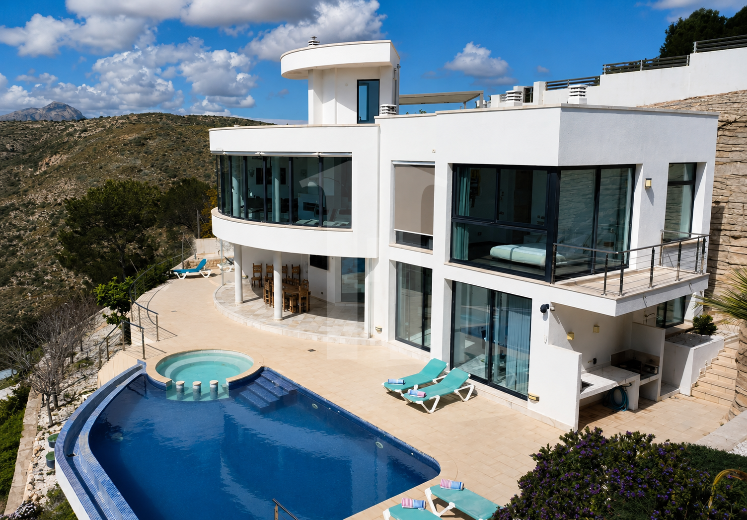 Costa Blanca real estate investment Luxury beachfront villa with stunning views of the Mediterranean