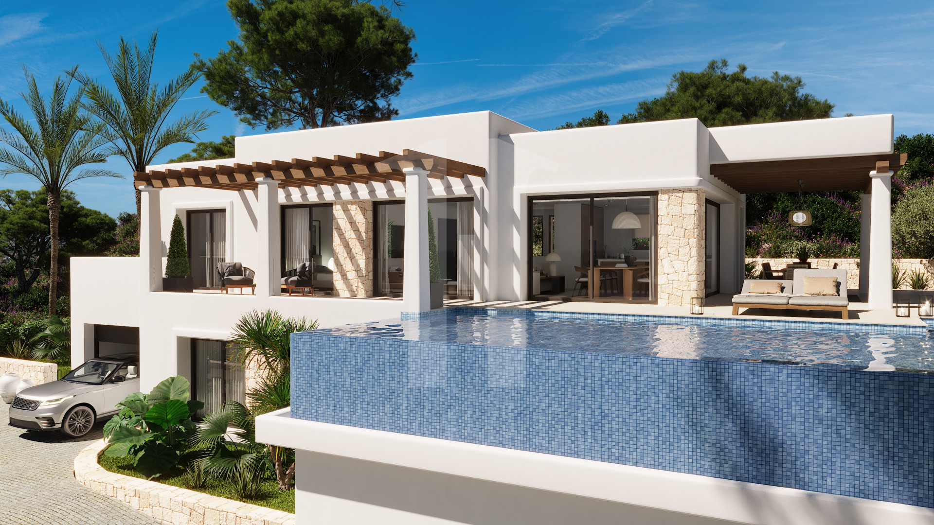 huurwoningen in Jávea Exclusive villa met zicht op de golfbaan te koop in Benissa