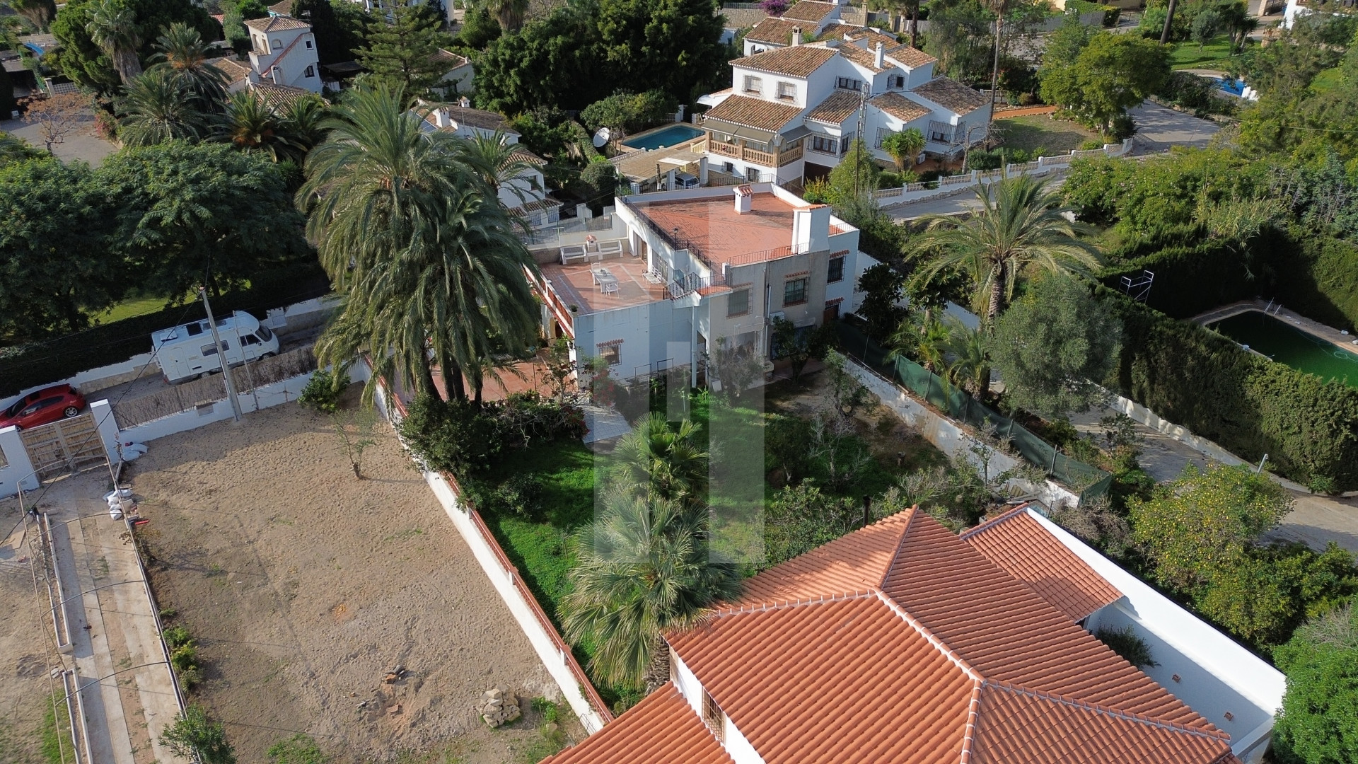 alquilar en Jávea Villa en venta en Javea con vistas al mar.