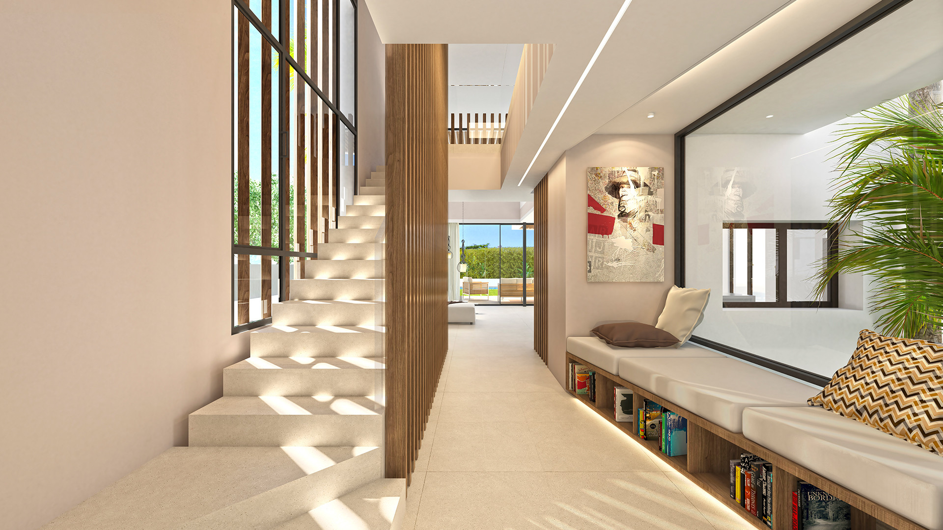 Luxury Villa in Puerto Banús at Mistral Beach with Five Bedrooms