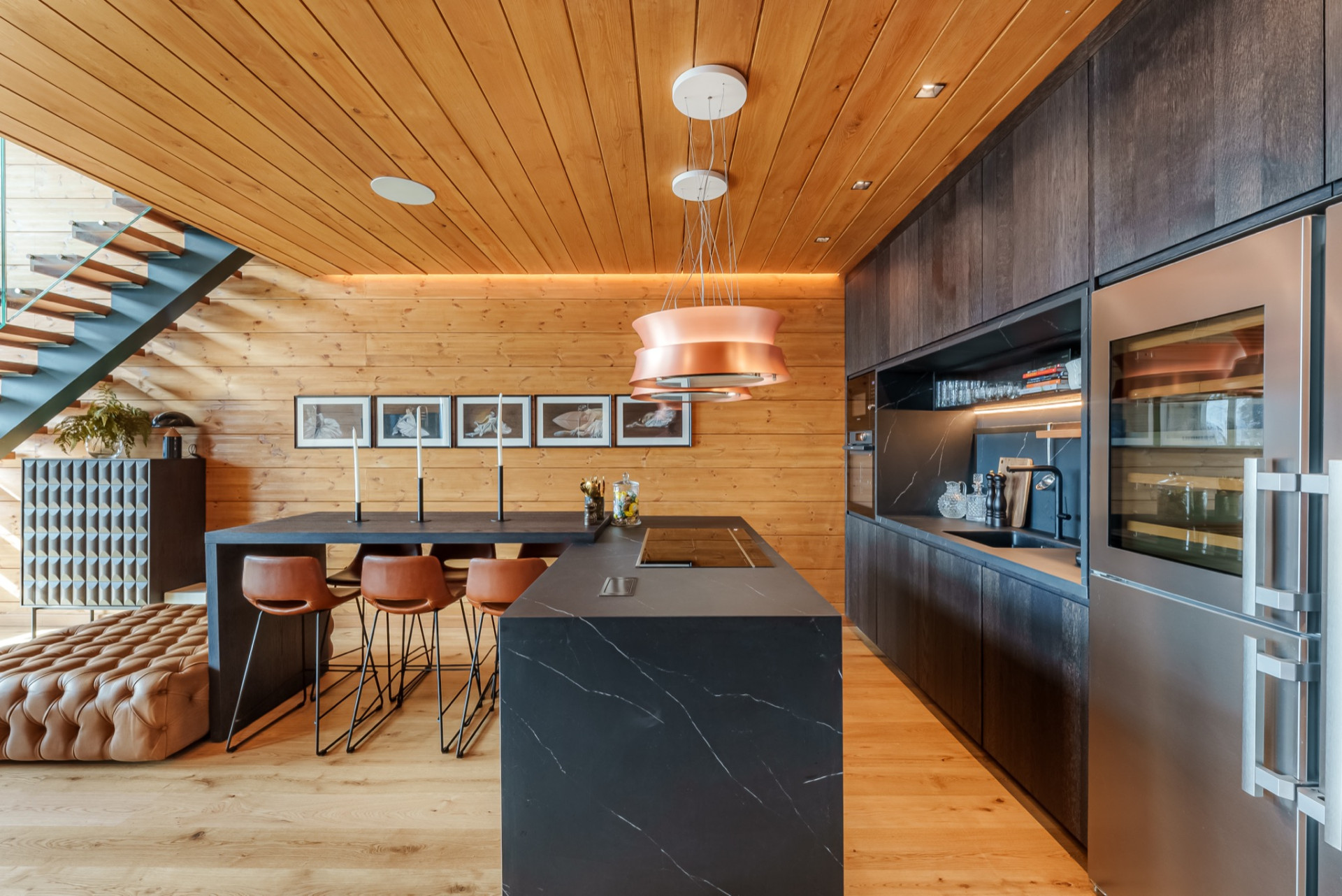 Fully furnished duplex penthouse with panoramic ski slope views in Sierra Nevada