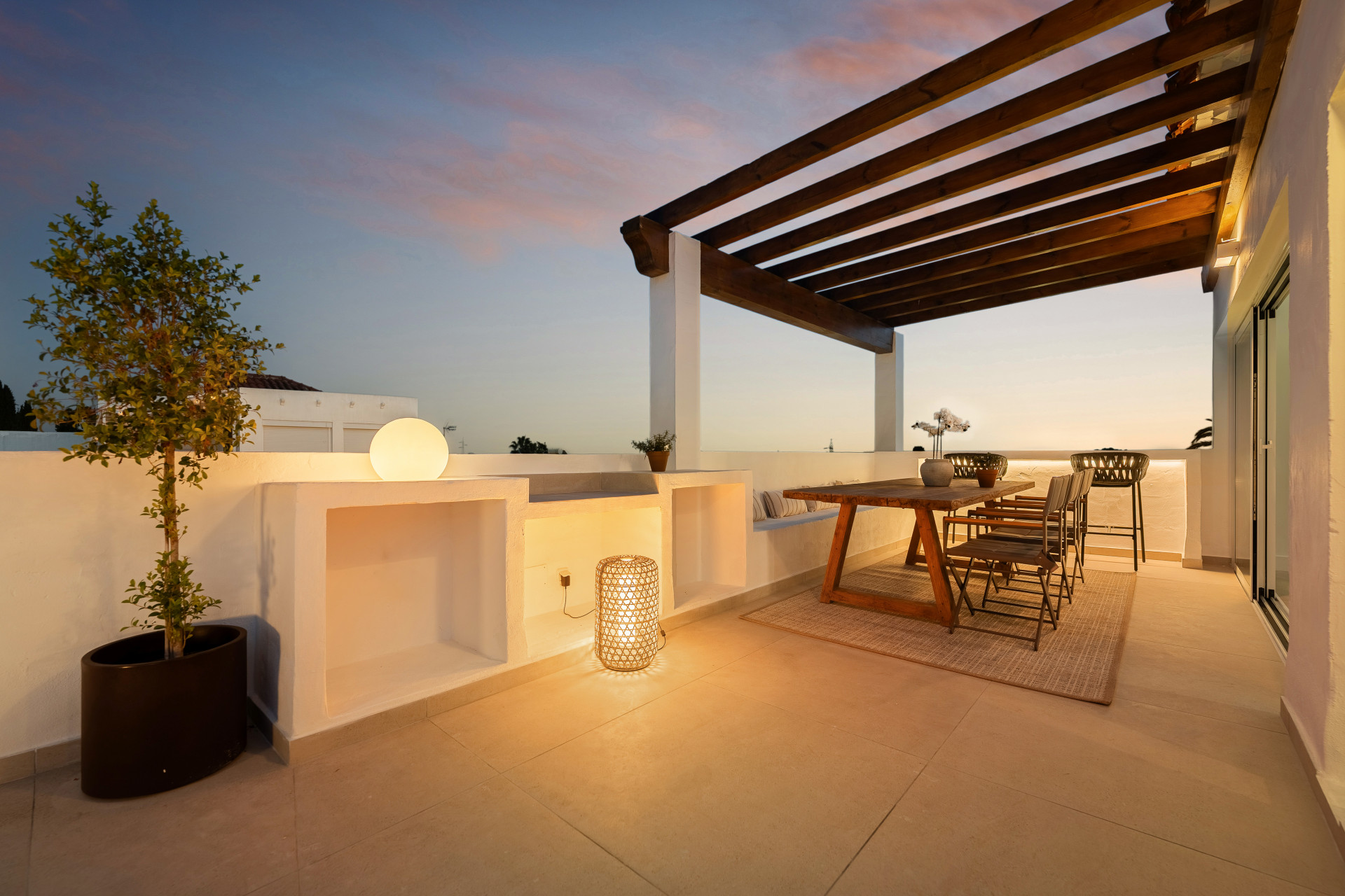 Fully Renovated Townhouse with Panoramic Sea Views on Marbella’s Golden Mile