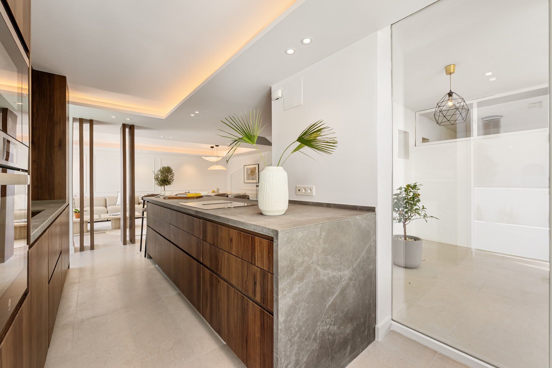 Fully Renovated Townhouse with Panoramic Sea Views on Marbella’s Golden Mile