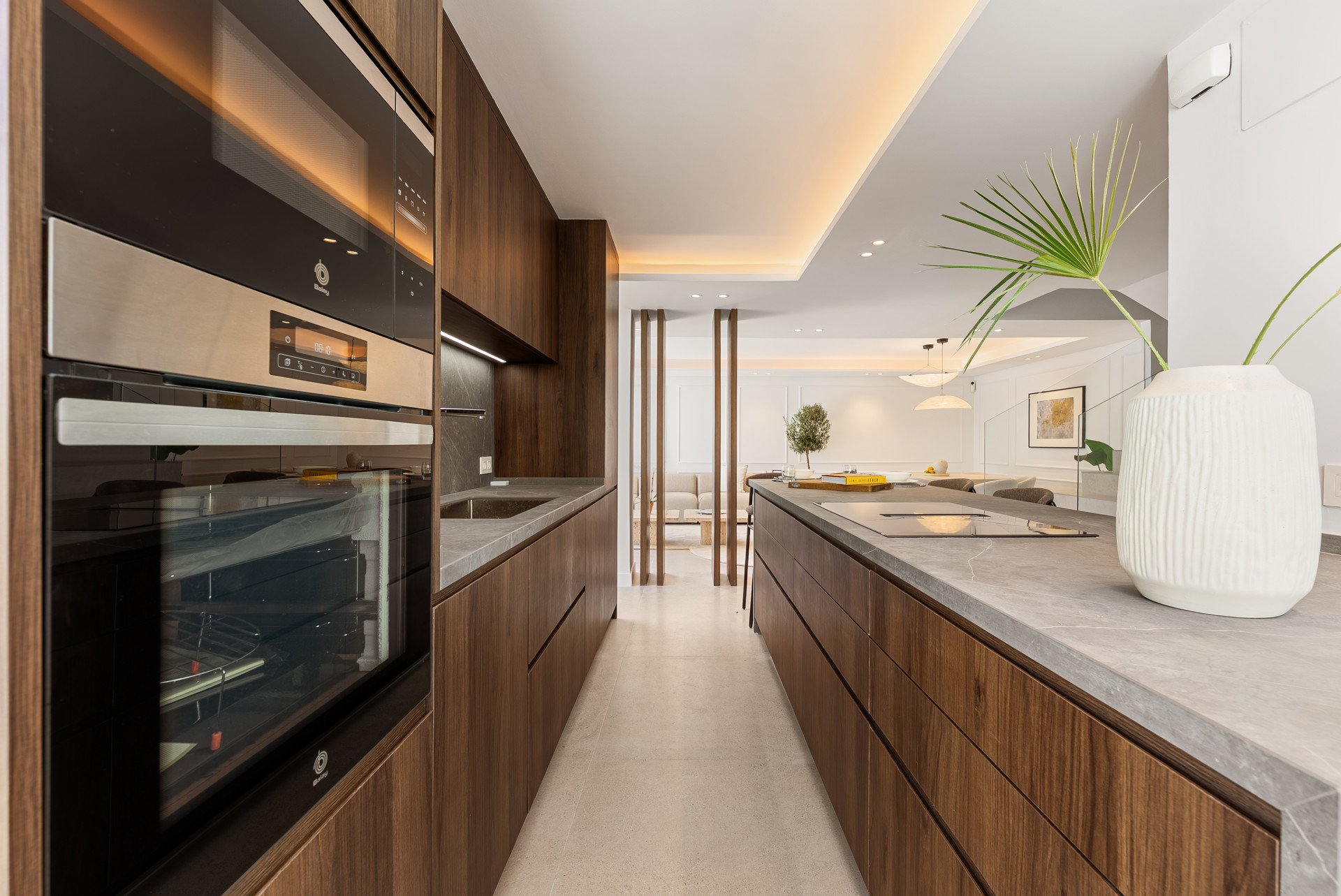 Fully Renovated Townhouse with Panoramic Sea Views on Marbella’s Golden Mile