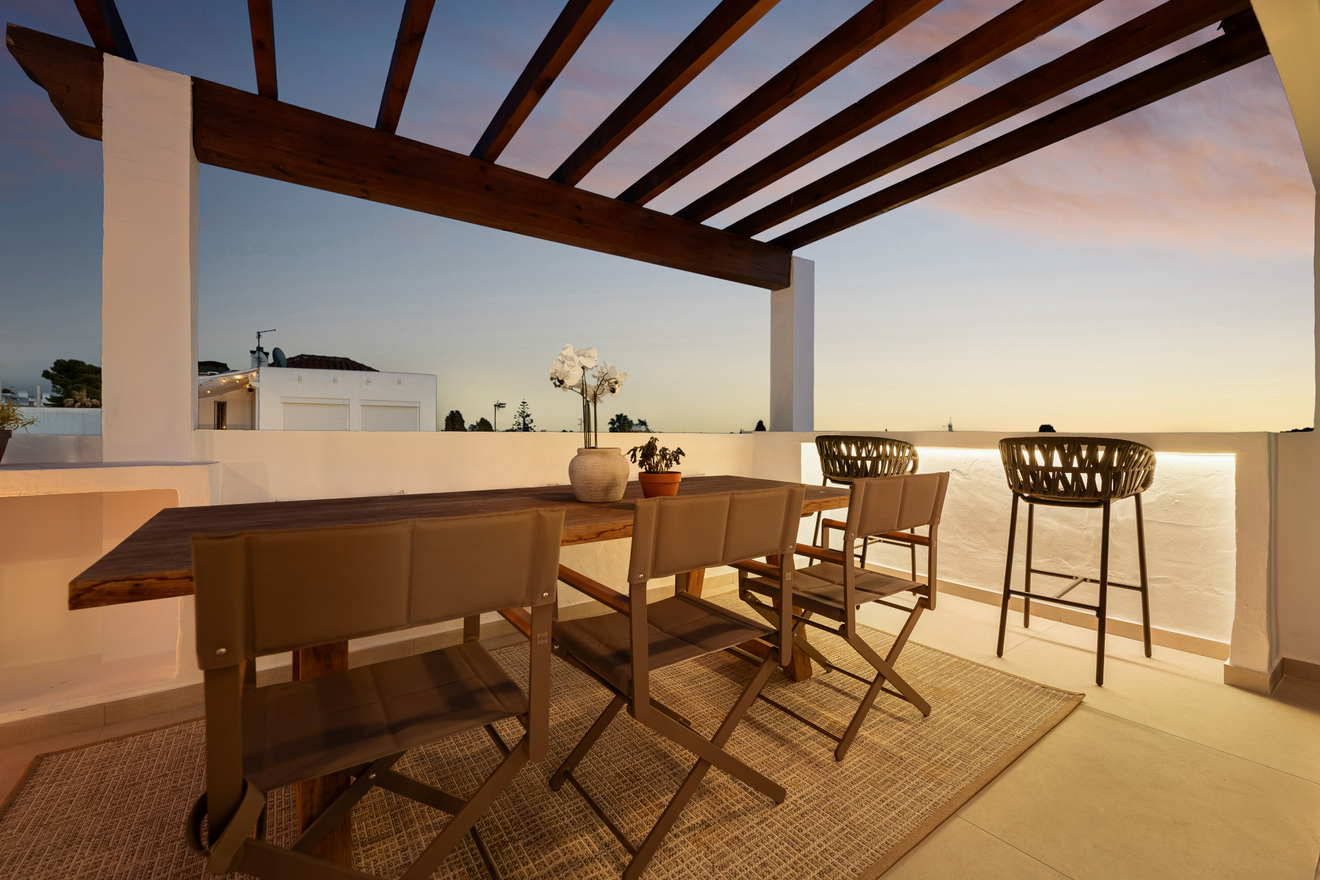 Fully Renovated Townhouse with Panoramic Sea Views on Marbella’s Golden Mile