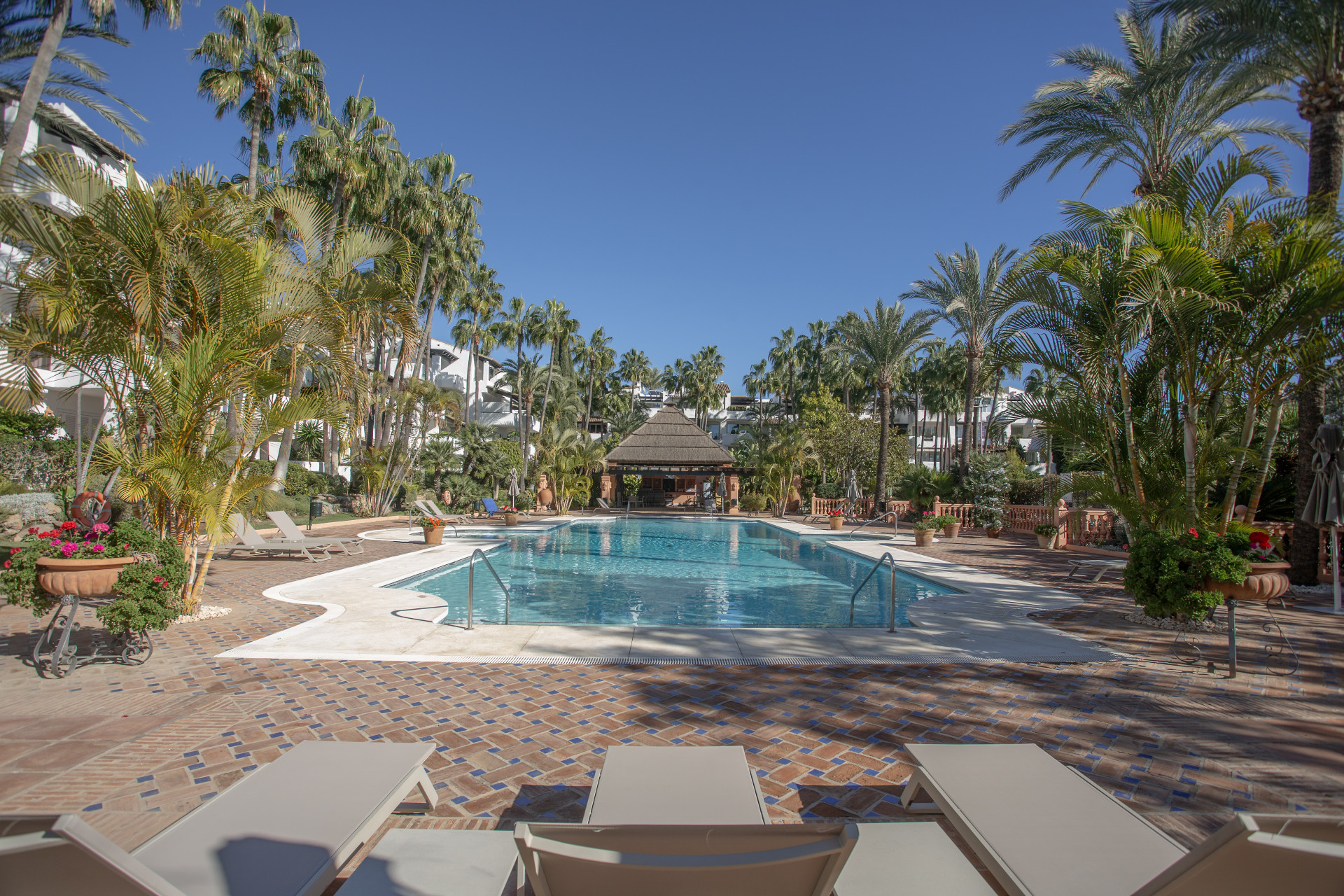 Luxurious beachfront corner penthouse.