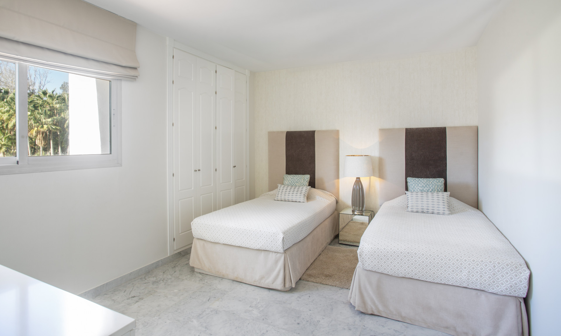 Luxurious beachfront corner penthouse.