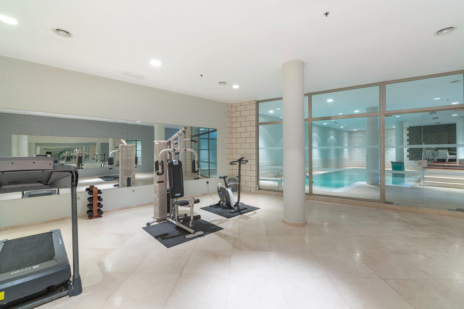 Luxury gated community with amenities.