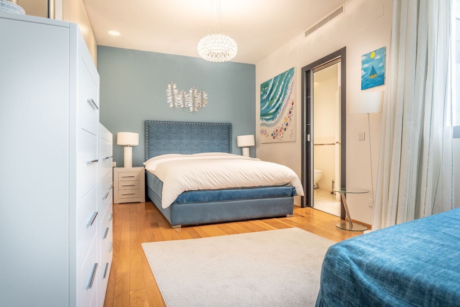 Luxury gated community with amenities.