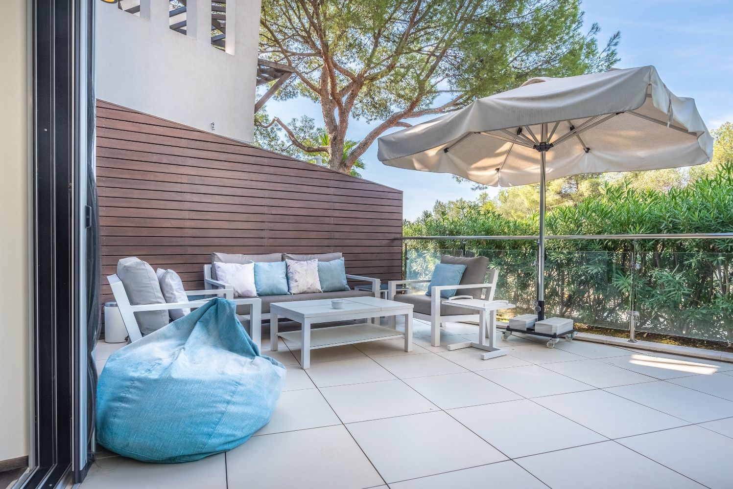 Luxury gated community with amenities.
