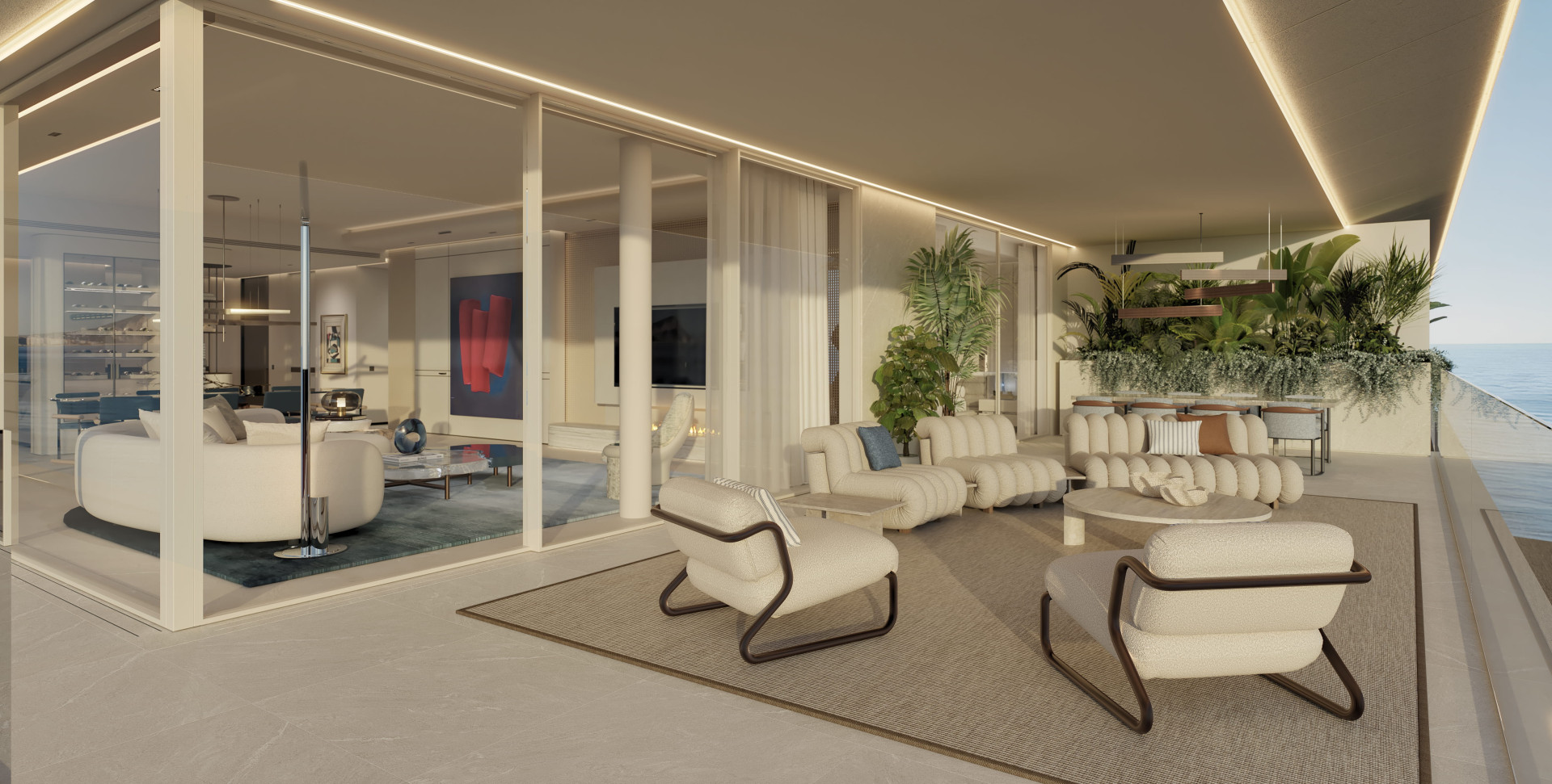 Twenty seafront apartments on the Estepona coast