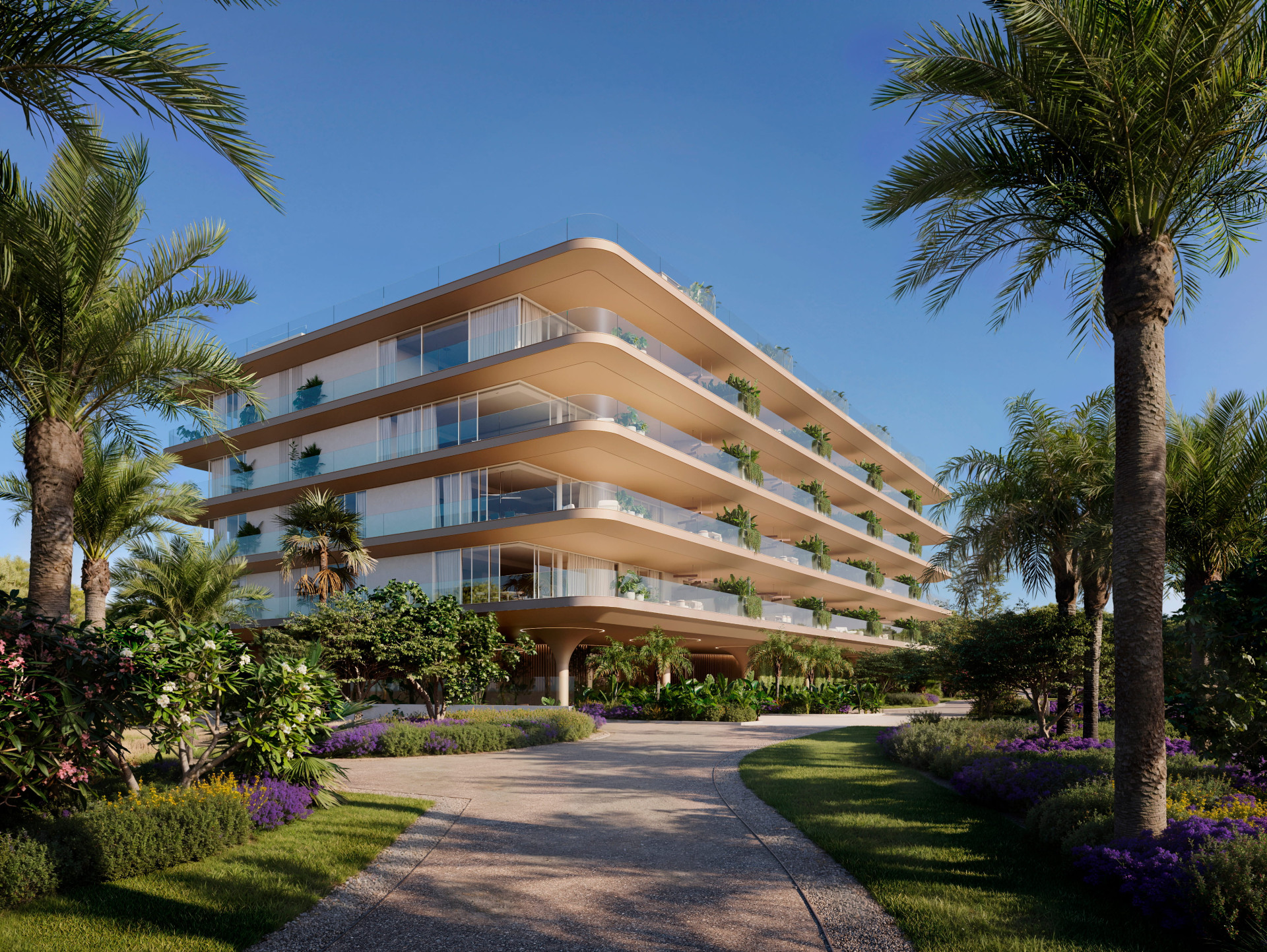 Twenty seafront apartments on the Estepona coast