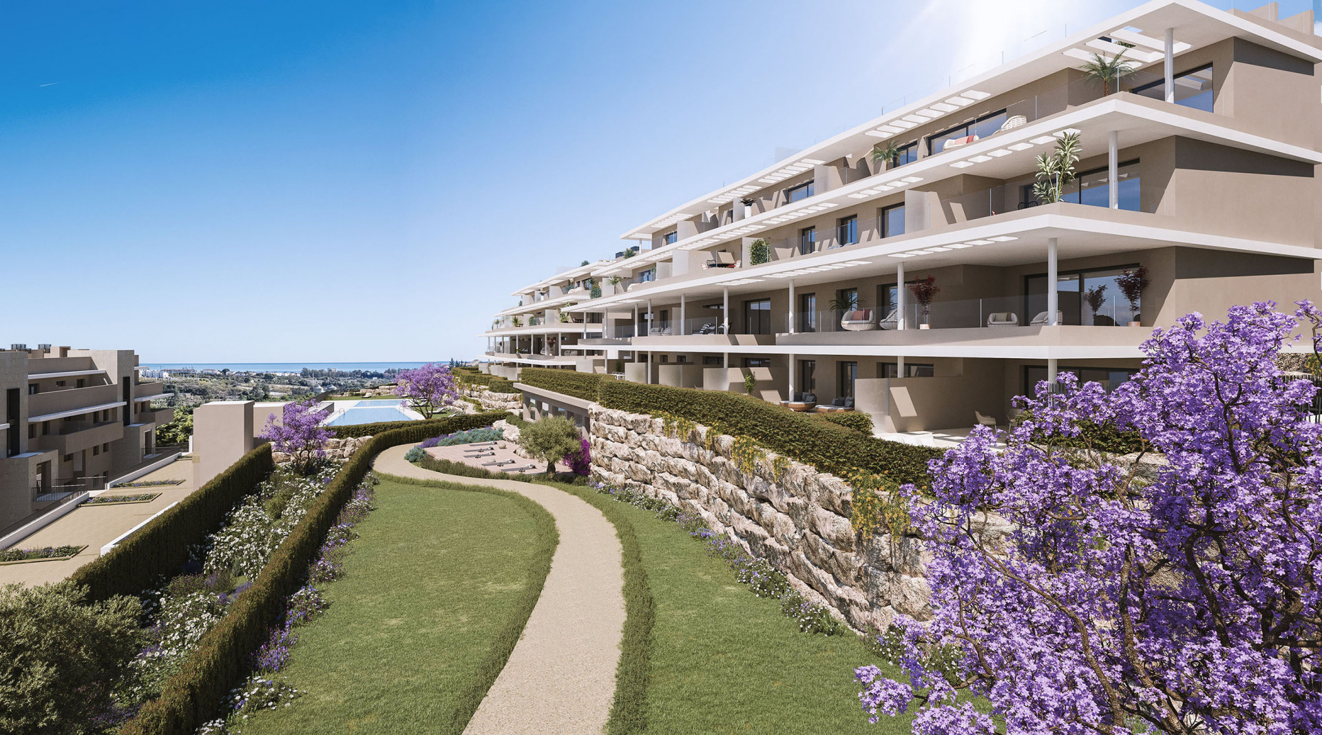 Capri, elegant apartments and penthouses overlooking the Mediterranean sea in Estepona