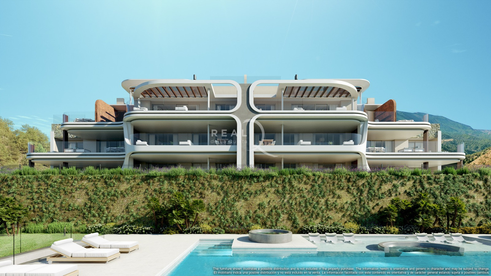 Low-density new construction in a luxury resort complex