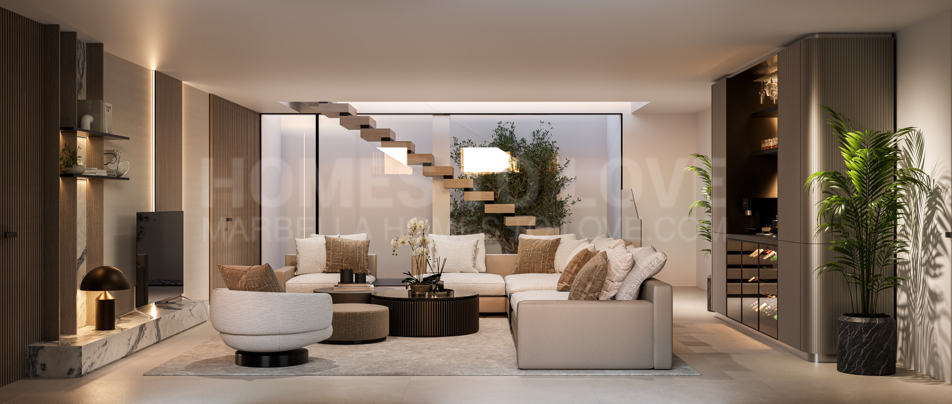 Villa Merisa is an exclusive, fully renovated luxury villa in Nueva Andalucía, Marbella