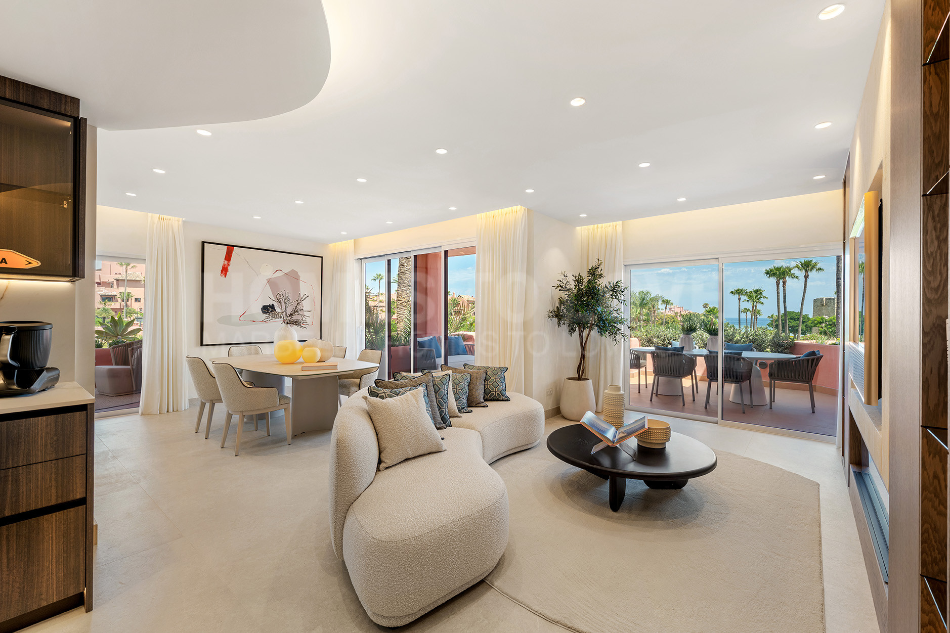 3-Bed Beachfront Apartment, Reimagined in Style: Cabo Bermejo, Estepona East