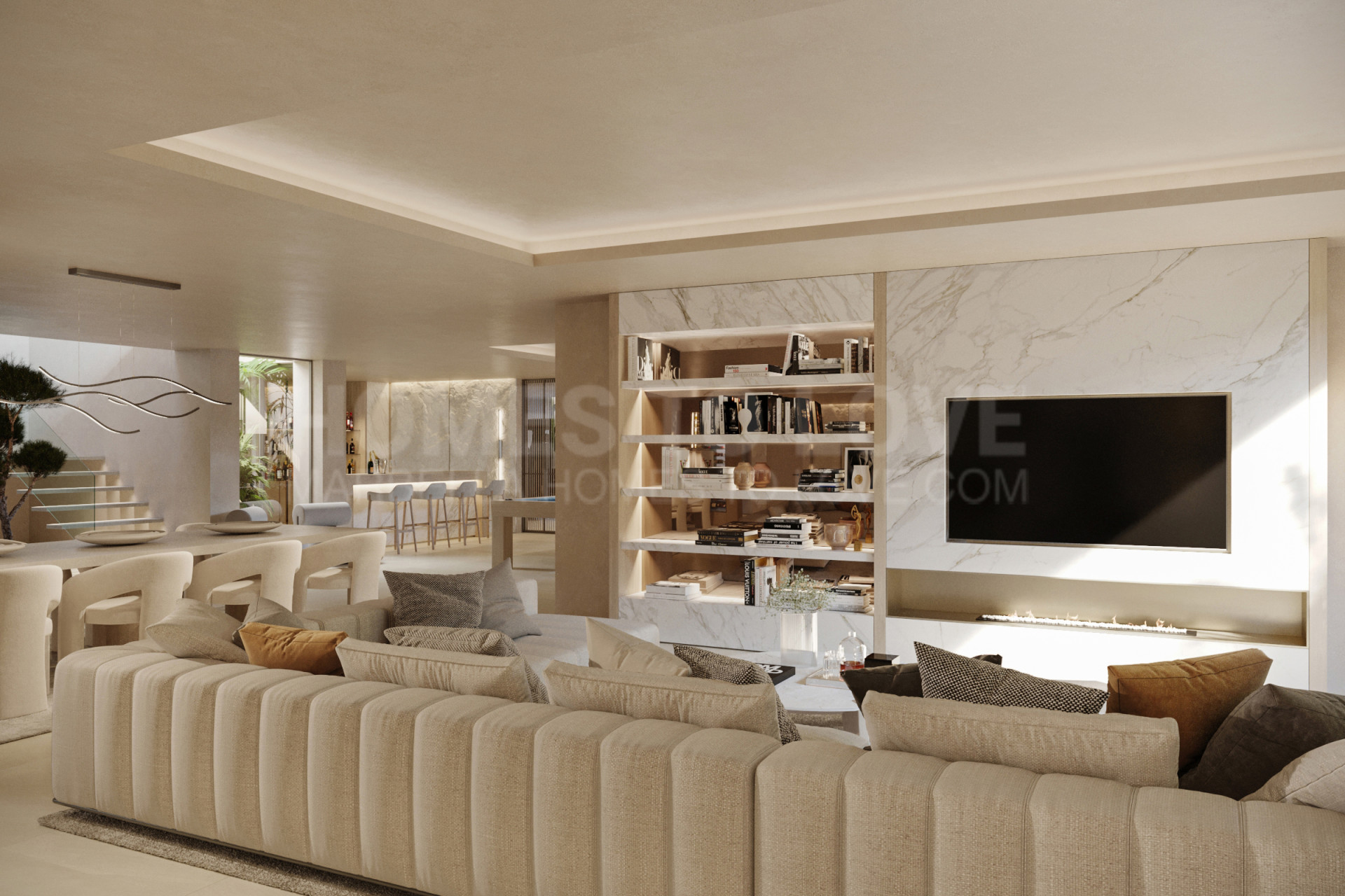 Satori Villa is an exclusive luxury villa in Nueva Andalucía, Marbella, combining contemporary architecture, premium finishes, and an exceptional Mediterranean lifestyle
