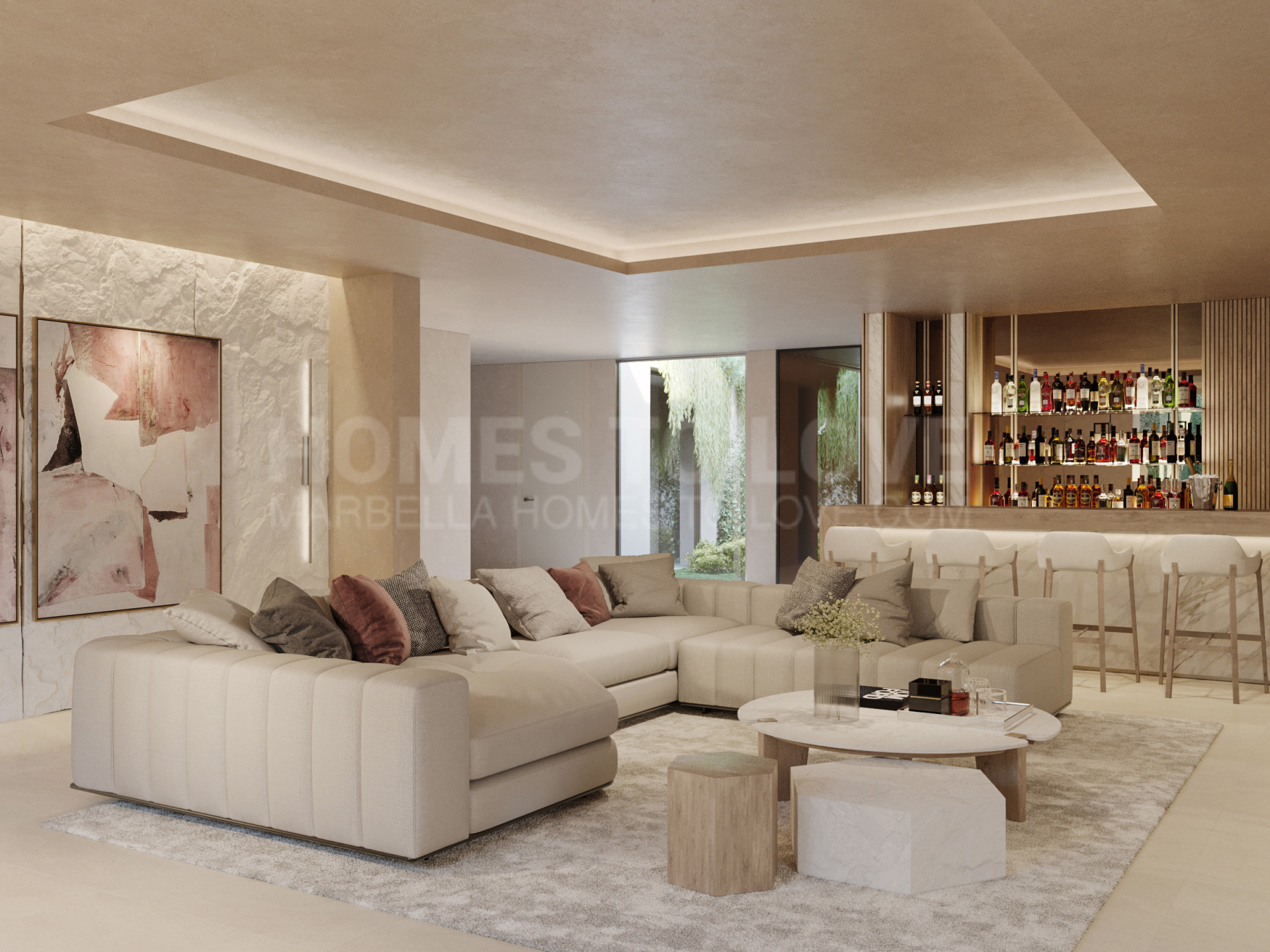 Zen Villa is a contemporary luxury villa in Nueva Andalucía, Marbella, combining elegance, comfort, and the Mediterranean lifestyle