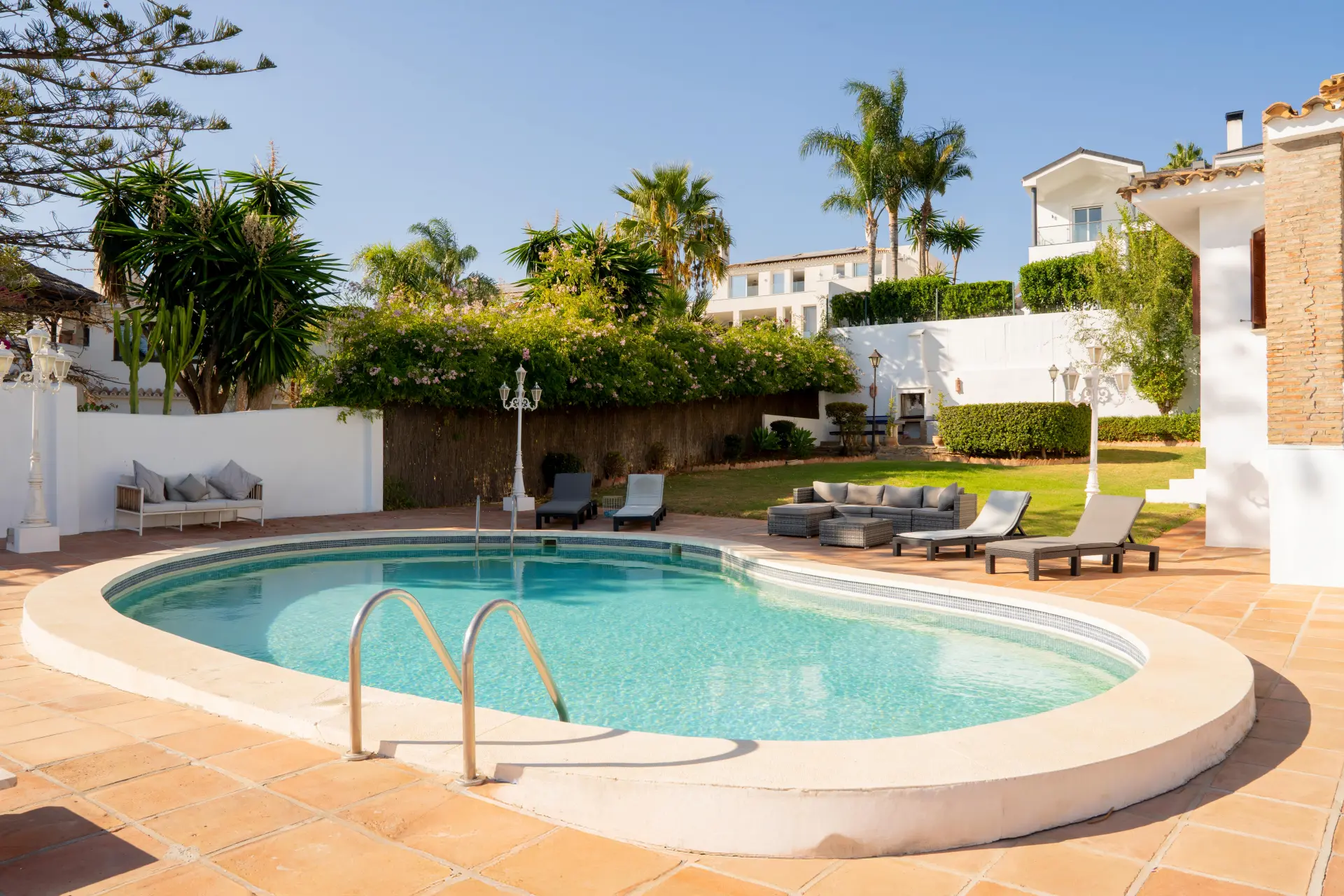 Charming family villa with panoramic sea views in Seghers, Estepona
