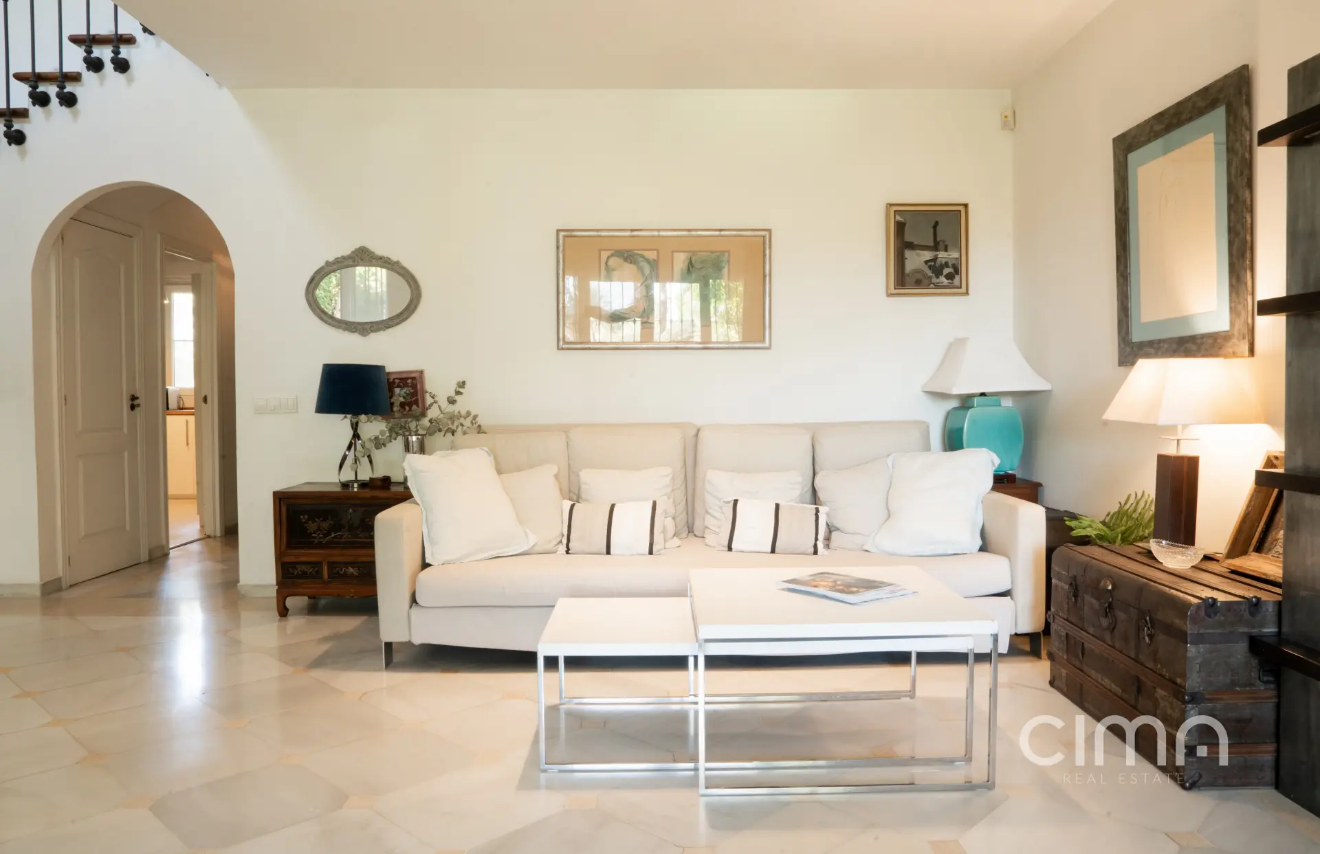 Frontline golf townhouse in Guadalmina Alta