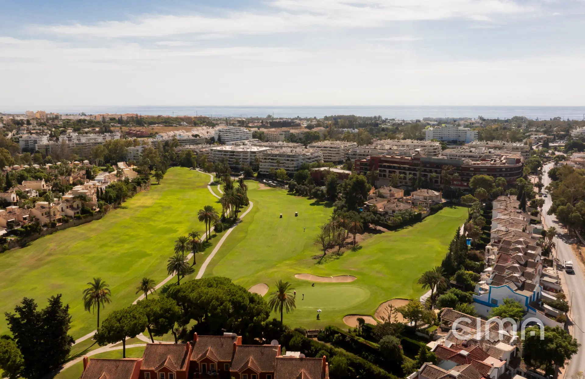 Frontline golf townhouse in Guadalmina Alta