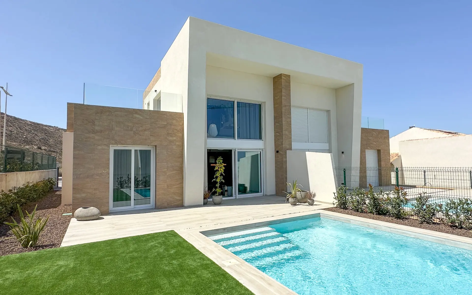 Doppelhaushälfte mit Keller zu verkaufen in La Finca Golf, Algorfa