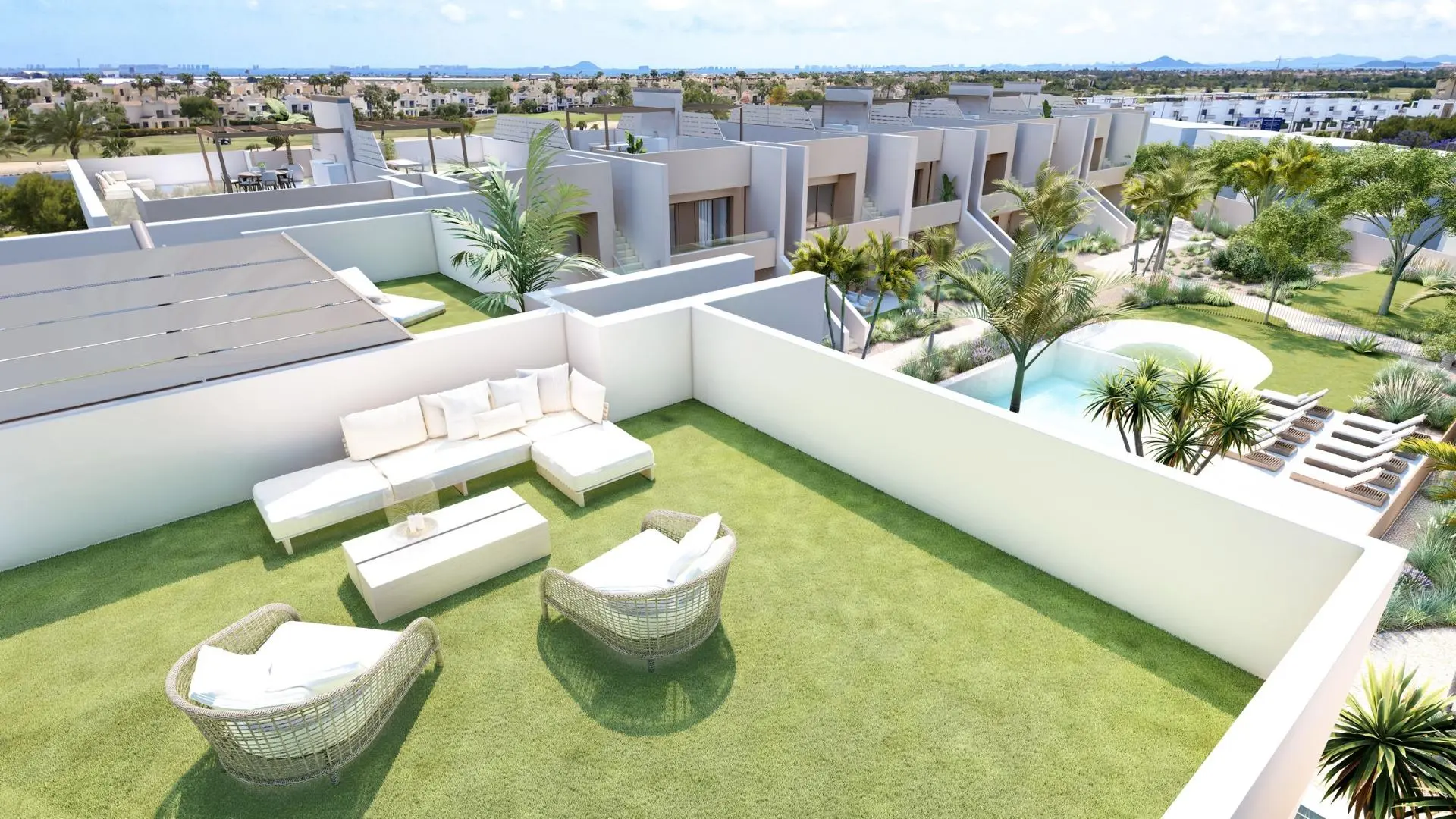 Penthouse avec solarium à vendre à Roda Golf