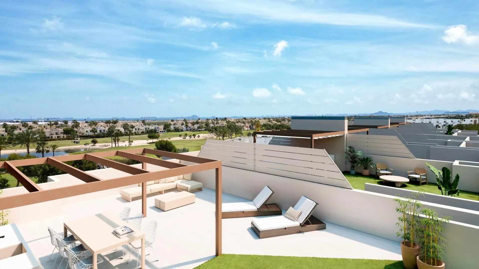 Penthouse avec solarium à vendre à Roda Golf