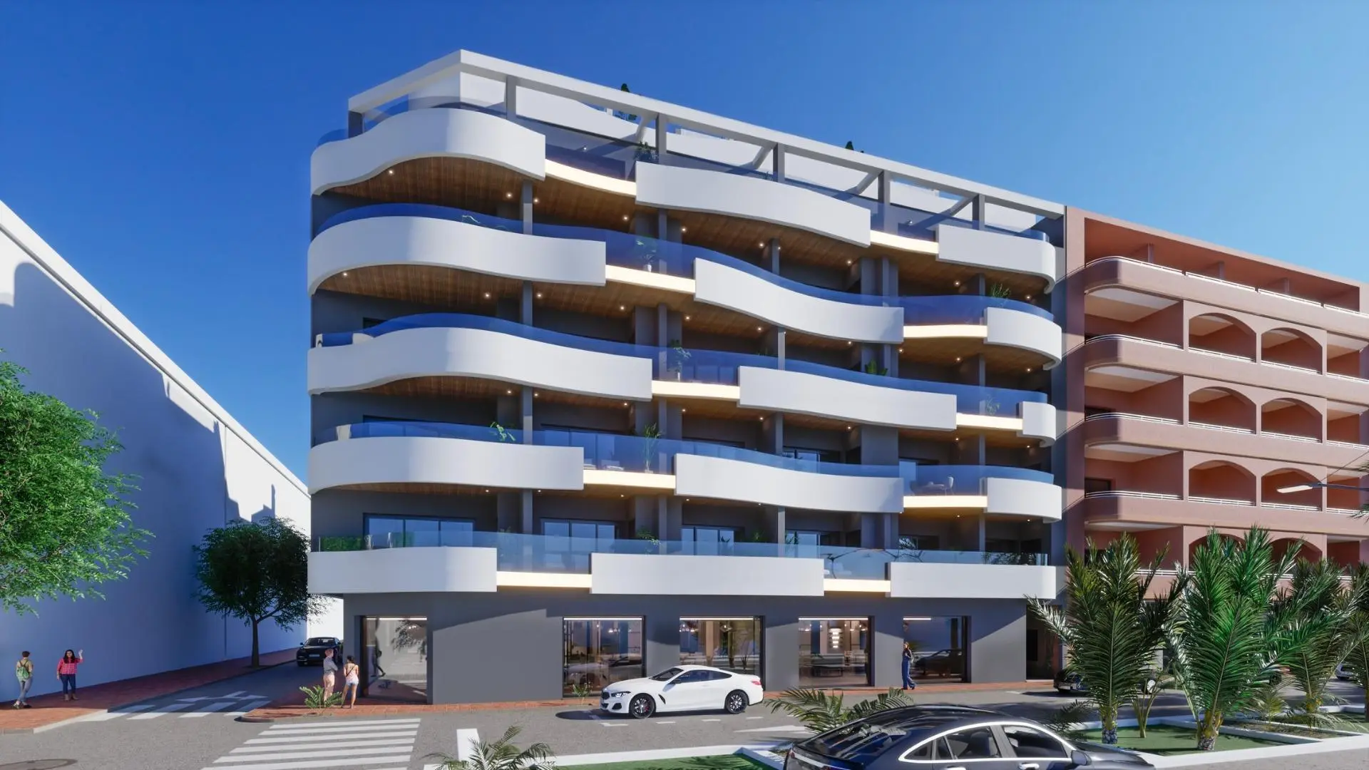 Appartement à vendre à Torrevieja, dans le centre-ville animé