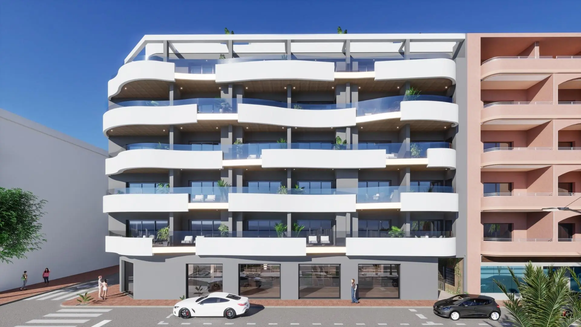 Appartement à vendre à Torrevieja, dans le centre-ville animé