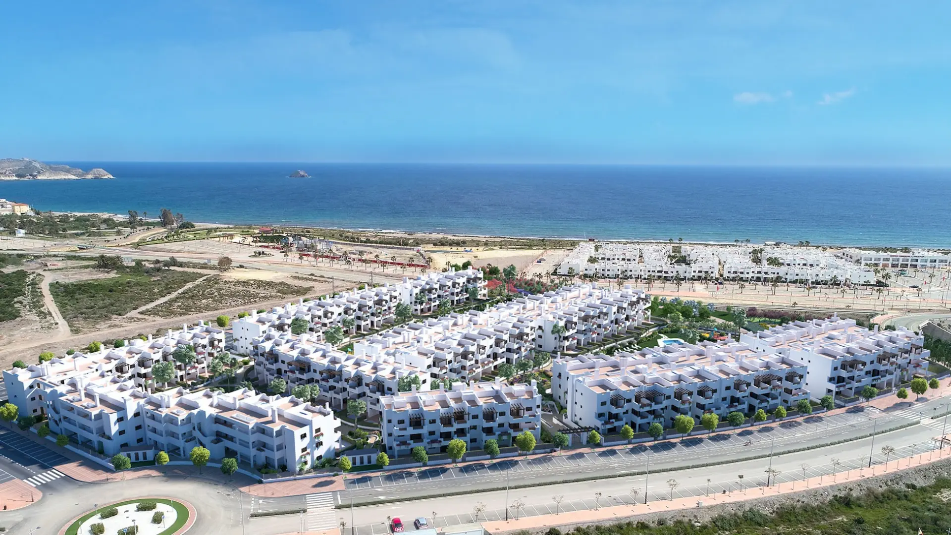 Strandappartement met terras of tuin bij Playa Los Nardos, Pulpi