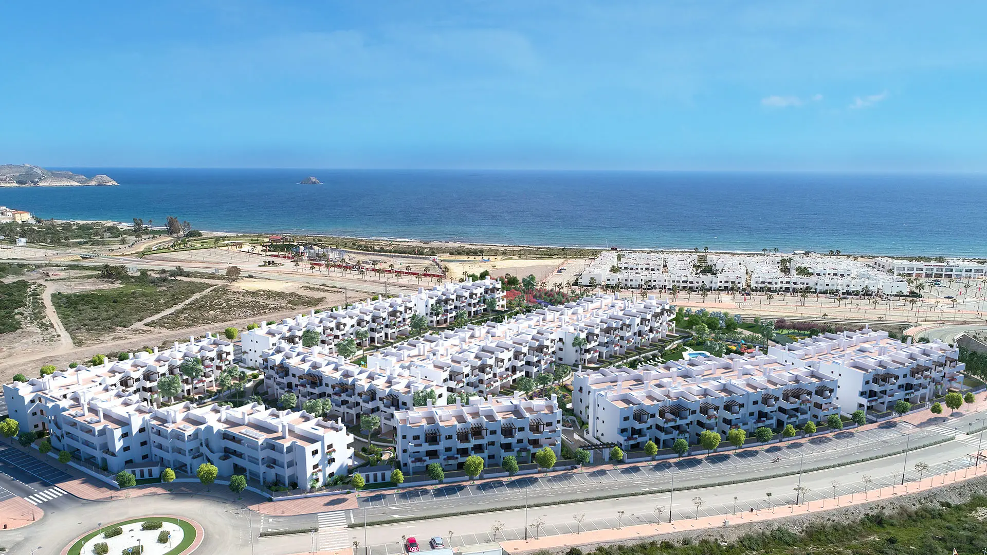 Strandappartement met terras of tuin bij Playa Los Nardos, Pulpi